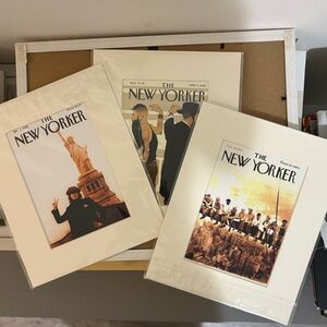 Bundle:
Set of 3 The New Yorker Prints NYC Wall Art  Brand New & Sealed